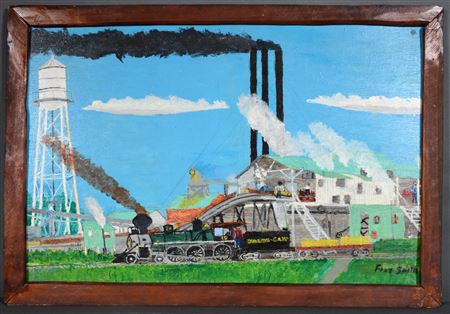 Dowling Camp Mill At Slater, FL 1928-1944. by Frog Smith - Auction record, sale price, and art valuation. Compare with similar artists and explore comparable artworks.