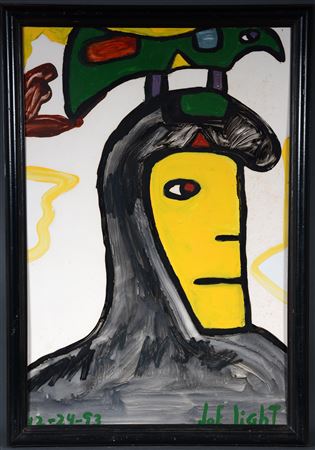Bird Man. by Joe Light - Auction record, sale price, and art valuation. Compare with similar artists and explore comparable artworks.