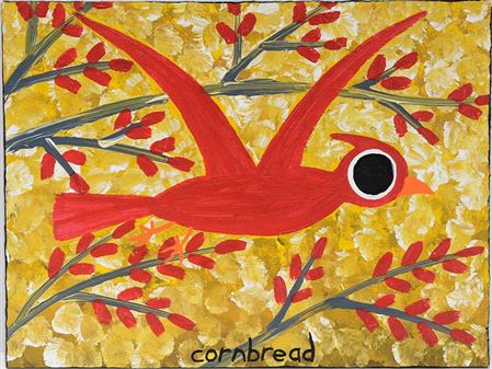 Red Cardinal. by John Cornbread Anderson - Auction record, sale price, and art valuation. Compare with similar artists and explore comparable artworks.