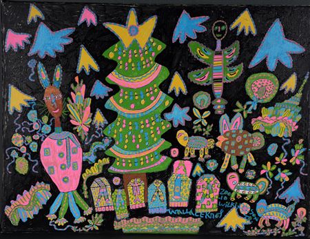 Under The Christmas Tree. by Knox Wilkinson - Auction record, sale price, and art valuation. Compare with similar artists and explore comparable artworks.