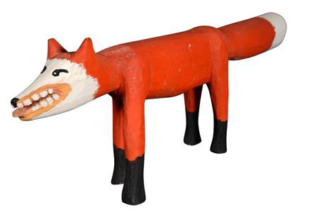 Red Fox by Minnie & Garland Adkins - Auction record, sale price, and art valuation. Compare with similar artists and explore comparable artworks.