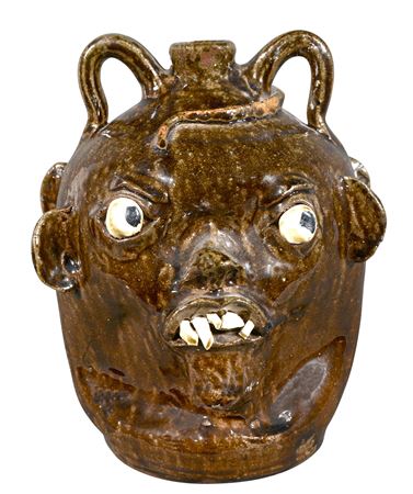 Dbl Face Jug With Two-Headed Snake.