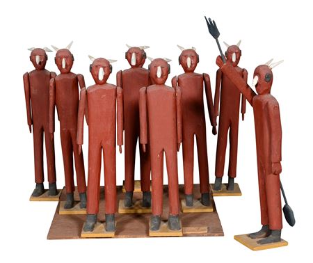 Devil Choir. by Fred Webster - Auction record, sale price, and art valuation. Compare with similar artists and explore comparable artworks.