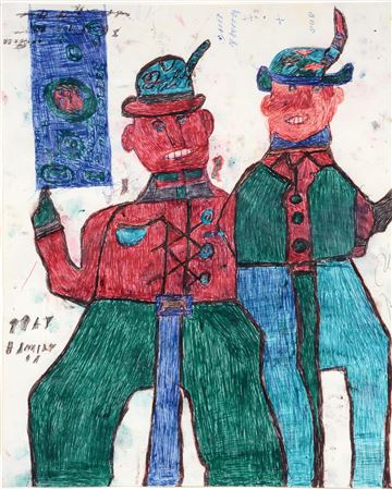 Two Figures by Ray Hamilton - Auction record, sale price, and art valuation. Compare with similar artists and explore comparable artworks.