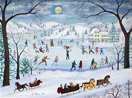 Moonlight Ice Skating Party