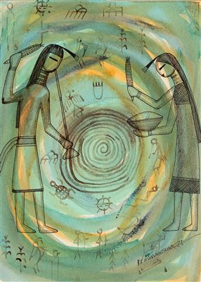 Prayer at the Emergence, 1977
