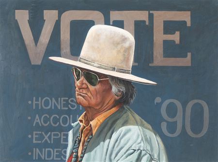 Navajo Voter, 1990
