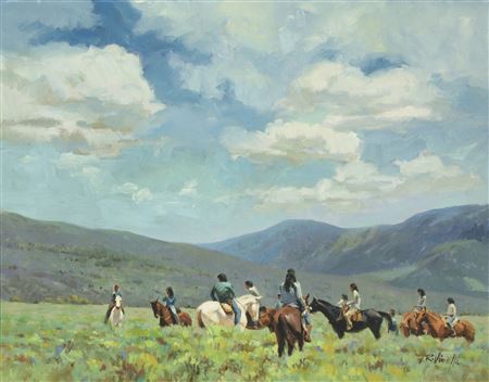 "Taos Rabbit Hunt, 1973"