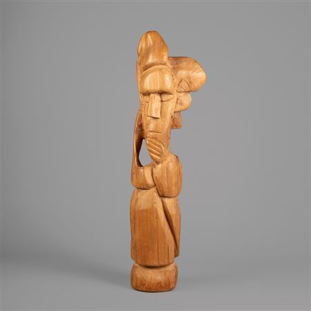 Untitled (Intertwined Figures) by Patrocino Barela - Auction record, sale price, and art valuation. Compare with similar artists and explore comparable artworks.