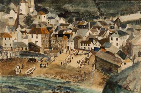 Port Isaac by Jeremy King - Auction record, sale price, and art valuation. Compare with similar artists and explore comparable artworks.