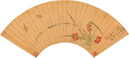 Orchids and Butterfly