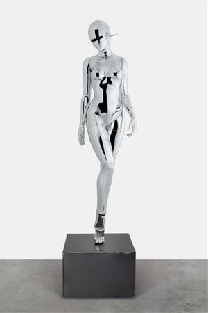 Sexy robot_walking in the space by Hajime Sorayama - Auction record, sale price, and art valuation. Compare with similar artists and explore comparable artworks.