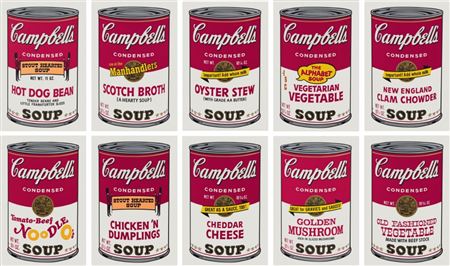 Campbell's Soup II (set of 10)
