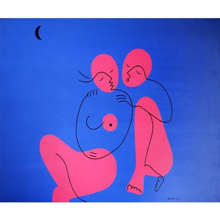 Kasih Sayang (Affection) by Dumas Indra - Auction record, sale price, and art valuation. Compare with similar artists and explore comparable artworks.