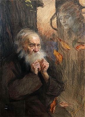 "Vision memory" by Theodor Axentowicz - Auction record, sale price, and art valuation. Compare with similar artists and explore comparable artworks.