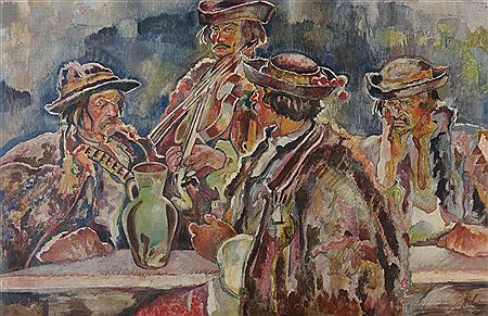 "Huzulen" by Kazimierz Sichulski - Auction record, sale price, and art valuation. Compare with similar artists and explore comparable artworks.