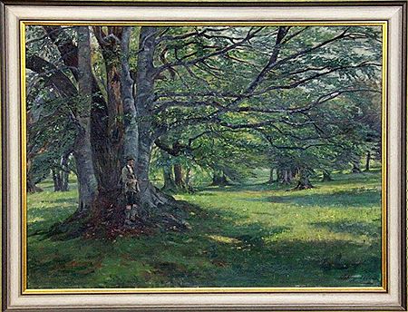 Sample artwork by Sally Wiest (1866 - 1952), known for painting - View similar artists and auction records