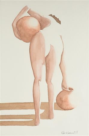 "Nude with Pottery"