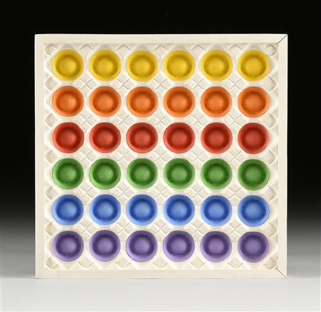 "Rainbow Egg Tray," 1973