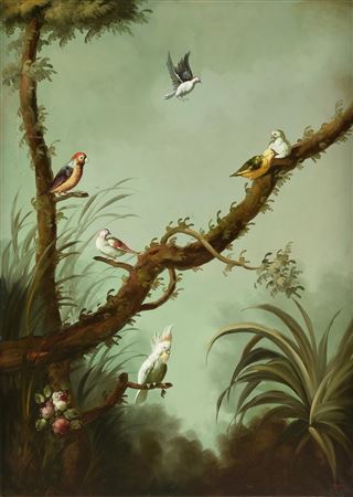 Sample artwork by Ira Monte (Born 1918), known for still life, tropical birds and landscape painting, art restoration - View similar artists and auction records