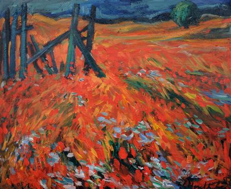 Klatschmohn. by Werner Haselhuhn - Auction record, sale price, and art valuation. Compare with similar artists and explore comparable artworks.