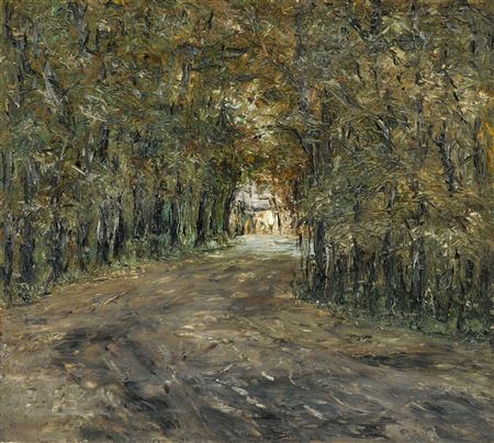 Waldweg 'Alte Linie' (Stadtwald Leipzig-Connewitz). by Karl Krug - Auction record, sale price, and art valuation. Compare with similar artists and explore comparable artworks.