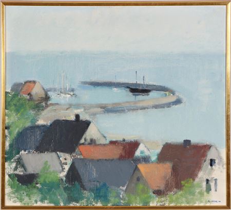Sample artwork by Gustav Arne (1925 - 2011), known for painting - View similar artists and auction records