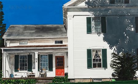 White House with Red Door by Deborah Rubin - Auction record, sale price, and art valuation. Compare with similar artists and explore comparable artworks.