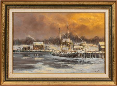 Arundel Wharf by Ron Goyette - Auction record, sale price, and art valuation. Compare with similar artists and explore comparable artworks.