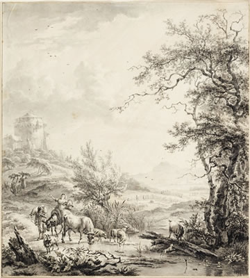 A pair of landscapes: summer and winter