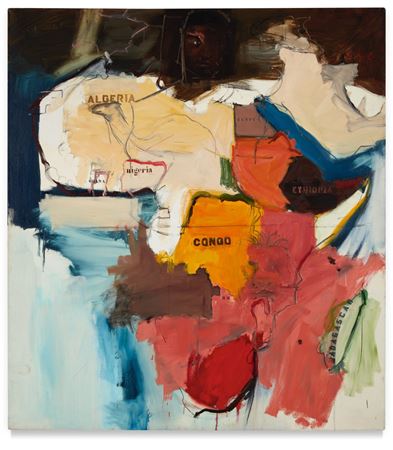 Sample artwork by Larry Rivers (1923 - 2002), known for modernist pop figure, word image genre painting - View similar artists and auction records
