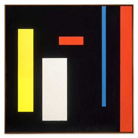 Sample artwork by Burgoyne A Diller (1906 - 1965), known for geometric abstract painting, sculpture, murals - View similar artists and auction records