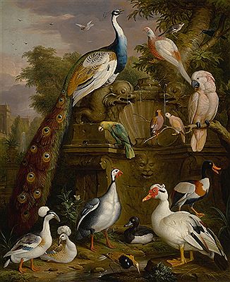 Sample artwork by Jacob Bogdani (1660 - 1724), known for floral still life and bird painting - View similar artists and auction records