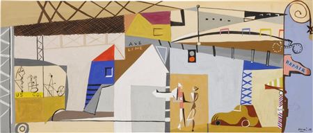 Untitled (Williamsburg Housing Project Mural Study)