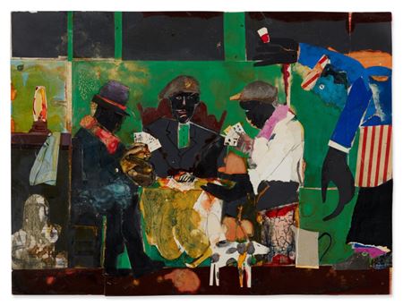 The Cardplayers by Romare Howard Bearden - Auction record, sale price, and art valuation. Compare with similar artists and explore comparable artworks.