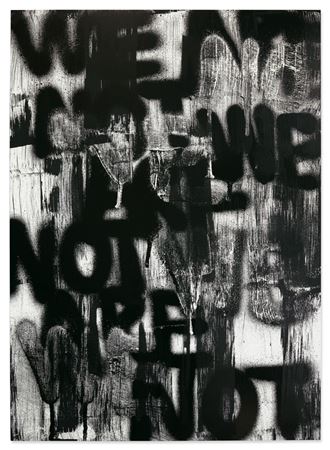 Untitled (WE ARE NOT) by Adam Pendleton - Auction record, sale price, and art valuation. Compare with similar artists and explore comparable artworks.