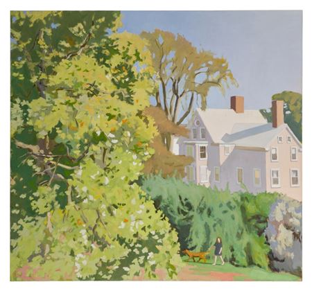 Landscape with Child and Dog