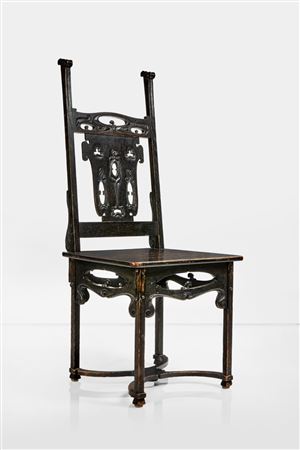 An Important and Rare Chair by Charles Rohlfs - Auction record, sale price, and art valuation. Compare with similar artists and explore comparable artworks.