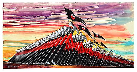 Sample artwork by Gerald Scarfe (Born 1936), known for painting and sculpture - View similar artists and auction records
