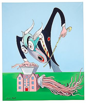 Pink Floyd – The Wall | The Teacher and the Mincing Machine by Gerald Scarfe - Auction record, sale price, and art valuation. Compare with similar artists and explore comparable artworks.