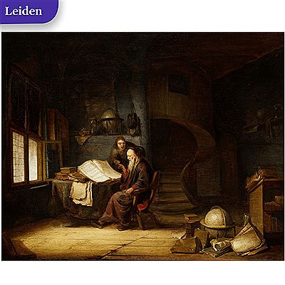 A scholar in his study