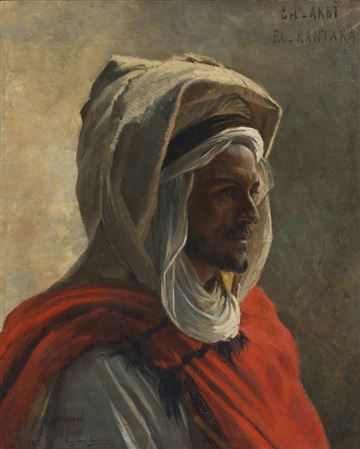 Man Wearing a Burnous, Algeria