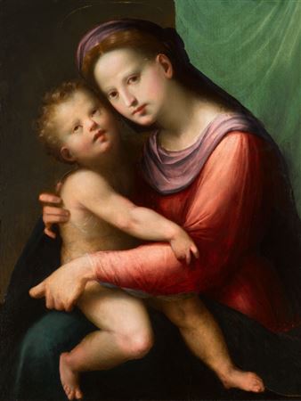 Madonna and Child by Domenico Bartolomeo Ubaldini il Puligo - Auction record, sale price, and art valuation. Compare with similar artists and explore comparable artworks.