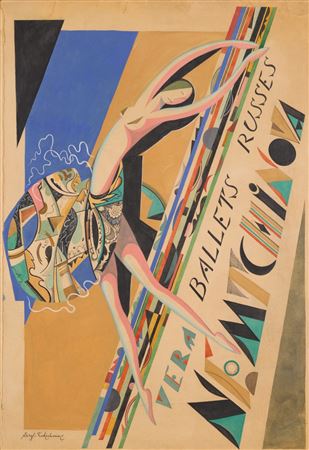Poster Design for the Ballets Russes de Vera Nemtchinova by Sergie Vasil'Evich Chekhonin - Auction record, sale price, and art valuation. Compare with similar artists and explore comparable artworks.