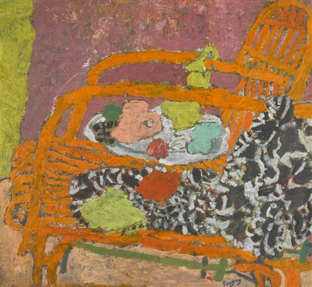 Fauteuil orange by Jean Albert Pougny - Auction record, sale price, and art valuation. Compare with similar artists and explore comparable artworks.