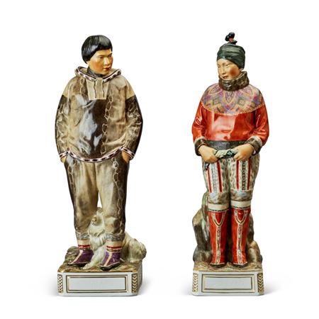 Pair of 'Gronland' Figures