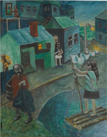 Fantastic Village Landscape by Vladimir Piatnitsky - Auction record, sale price, and art valuation. Compare with similar artists and explore comparable artworks.
