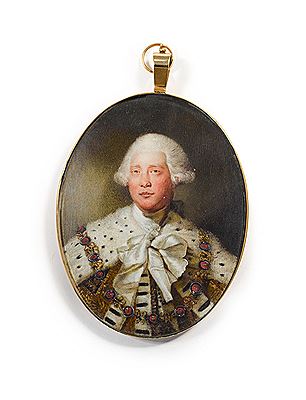 Portrait of King George III (1838-1820) by James Nixon - Auction record, sale price, and art valuation. Compare with similar artists and explore comparable artworks.