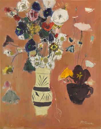 Vase of Flowers with Cup