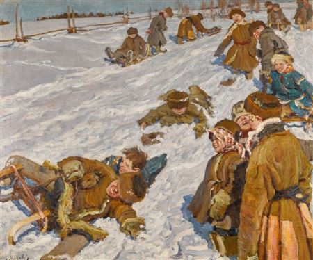 Children in the Snow